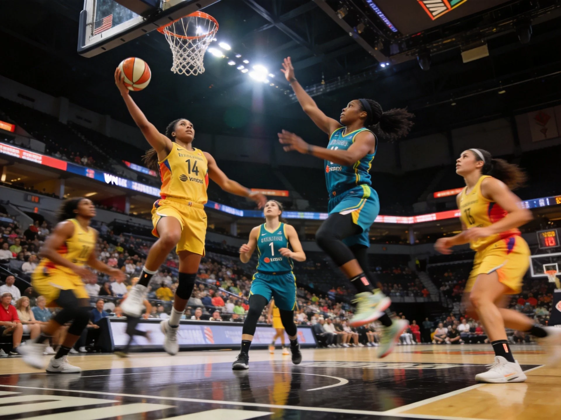 WNBA赛场尽显巾帼风采精彩对决轮番上演看点十足